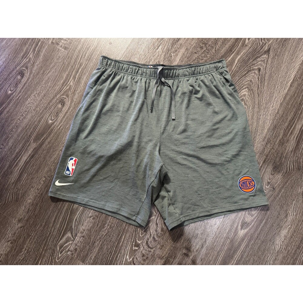 Men 2XL-T Nike NBA New York Knicks Team Issued PE On-Court Yoga Practice Shorts